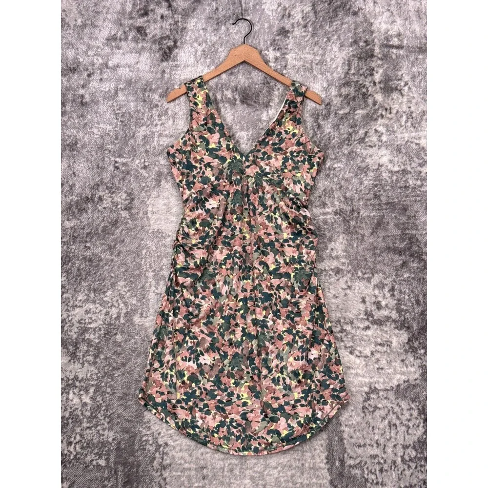Prana Dress Large Womens Watercolor Athletic Hiking Stretch Tennis Golf